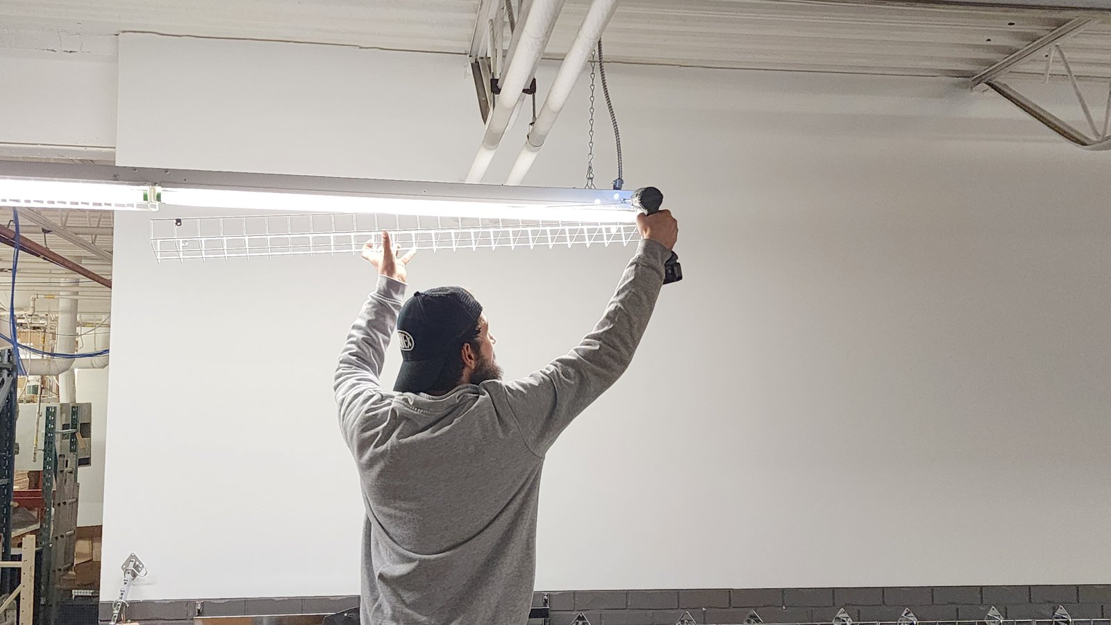 Common area lighting repair and installation in a multi-residential building
