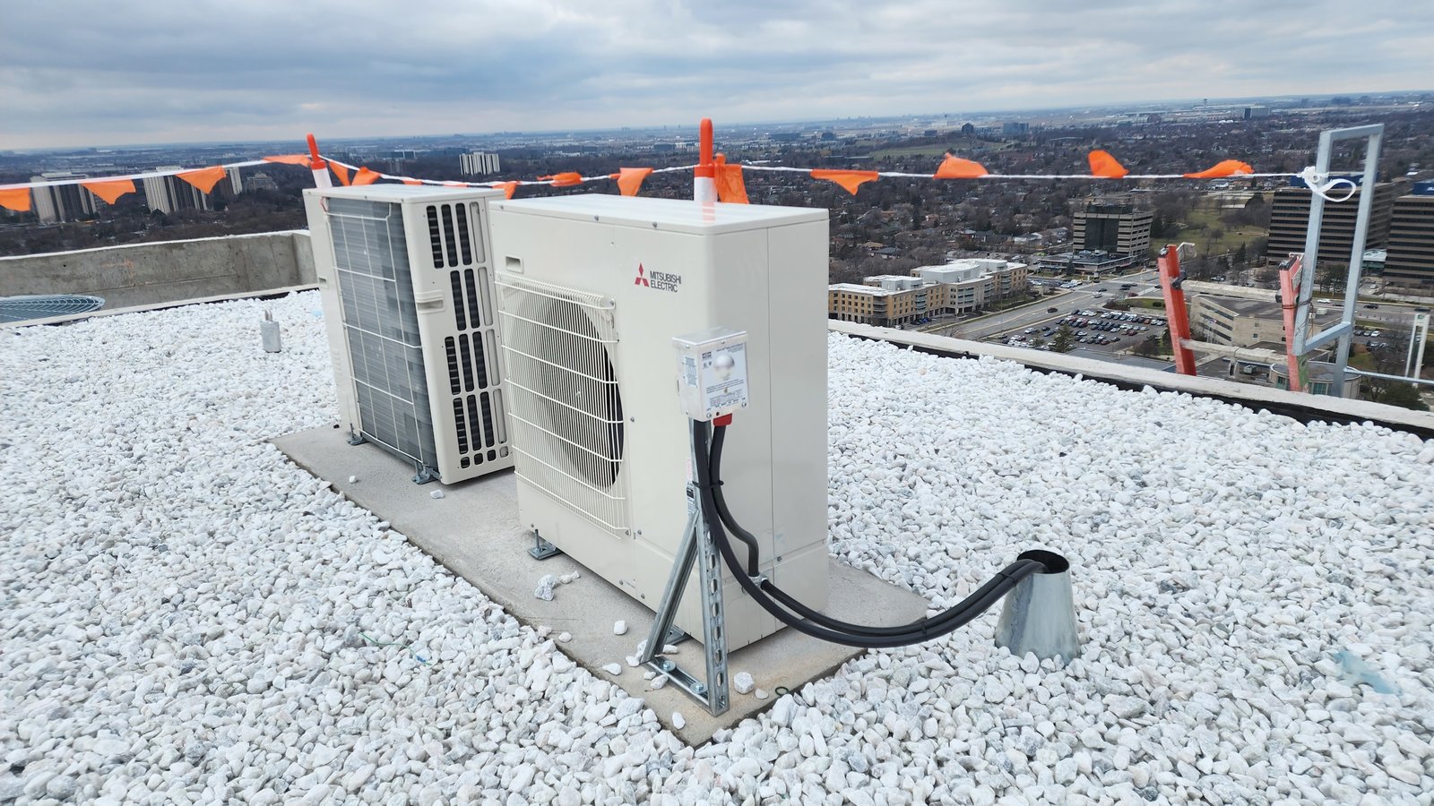 Rooftop electrical units connection by Actus Electric