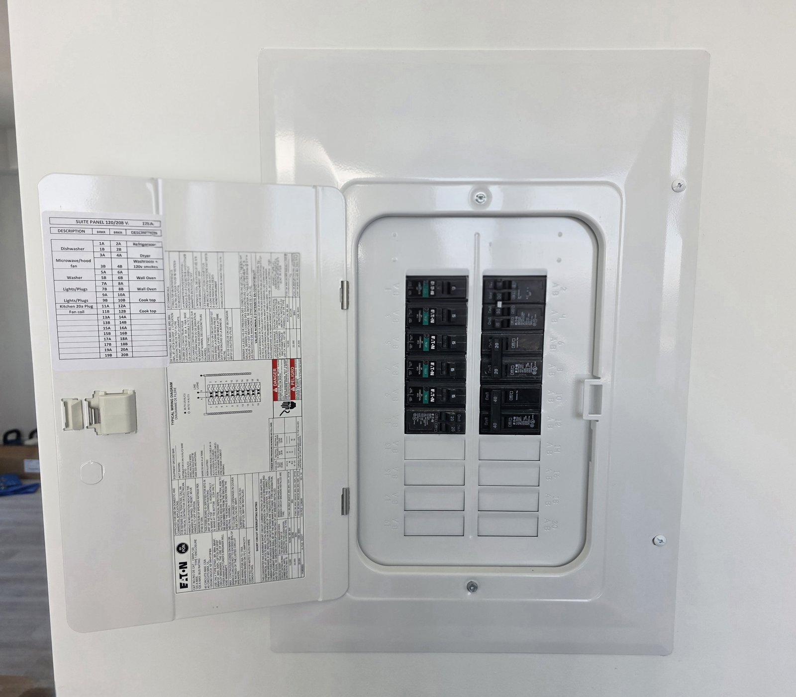 Sub-panel installation by Actus Electric